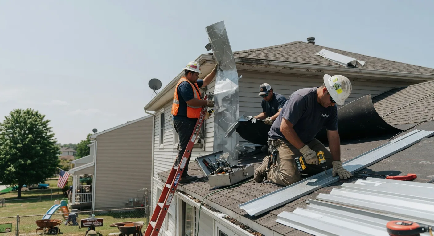 Storm Damage Metal Roof Repair in Knoxville, MD